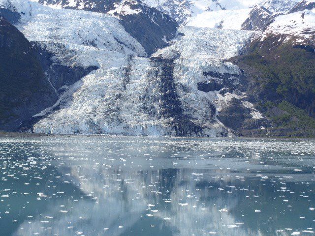 Reflection of a glacier